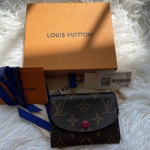 [SOLD] Auth. Louis Vuitton Rosalie Coin Purse - Fuchsia